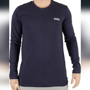 Diesel Men's Black Long Sleeve Tee UMLT -Justin T-Shirt